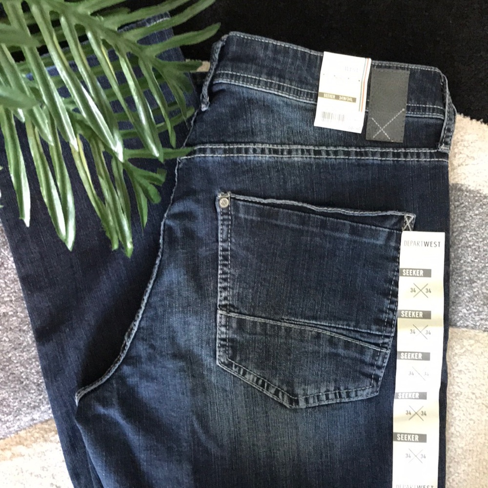 Men’s Buckle Denim Jeans